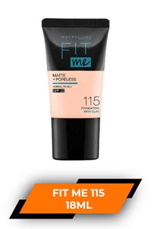 Loreal Fit Me 115 Foundation 18ml